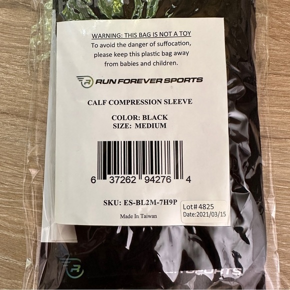 Run forever sports compression calf sleeves - Picture 3 of 3